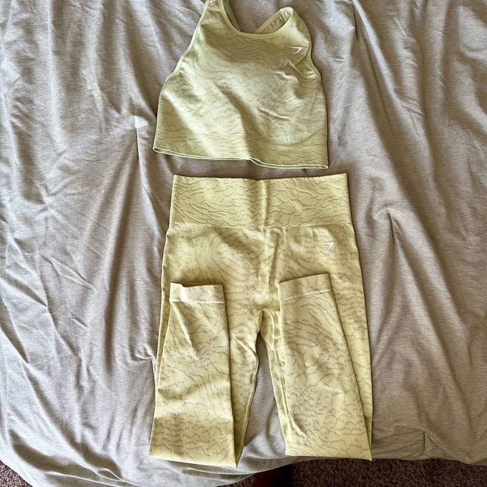 Gymshark Pale Yellow Activewear